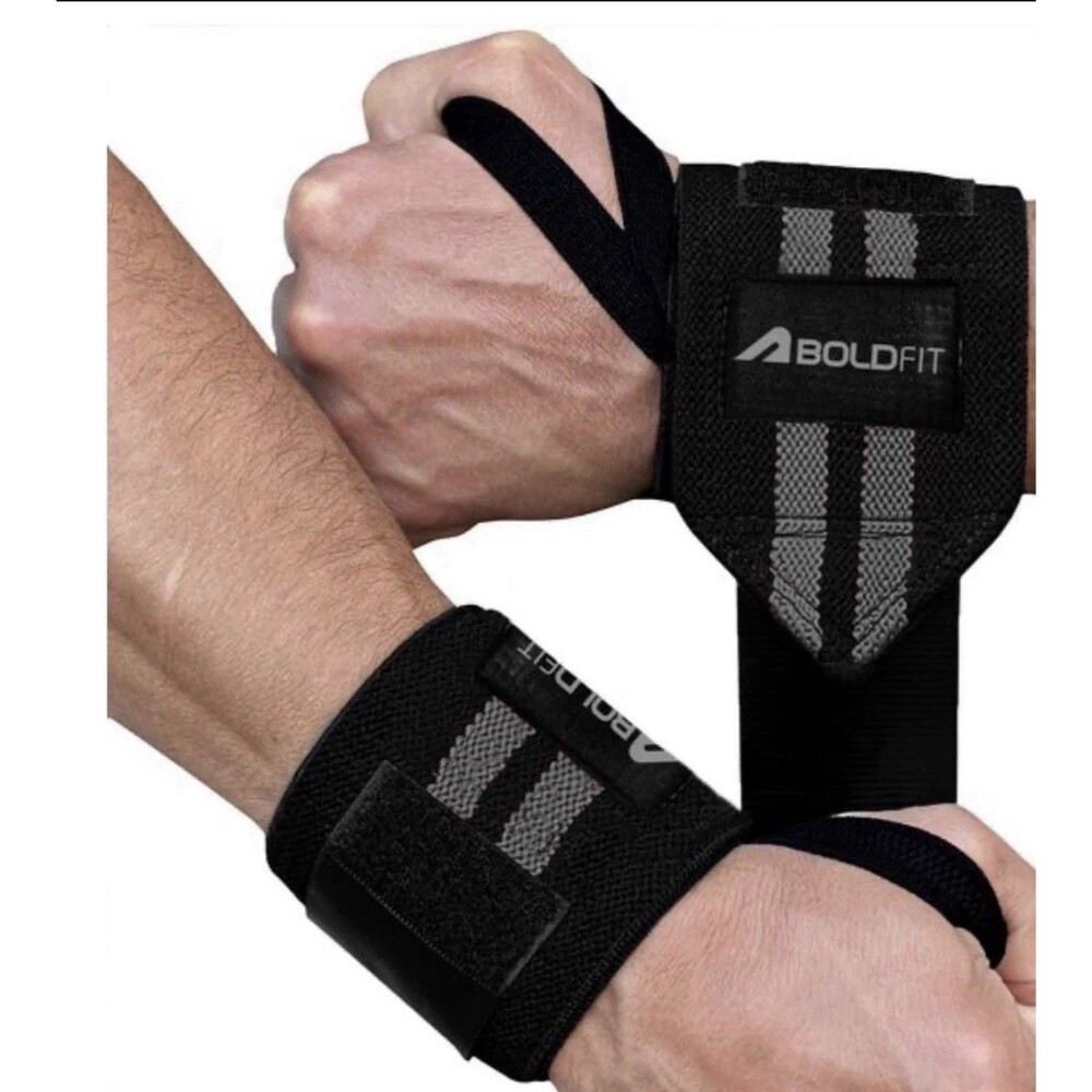 Boldfit Wrist Band for Gym Workout Wrist Support Straps for Men & Women Qty (1)